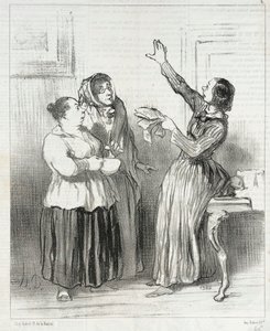 ...今日の社会における女性とは 作： Honoré Daumier